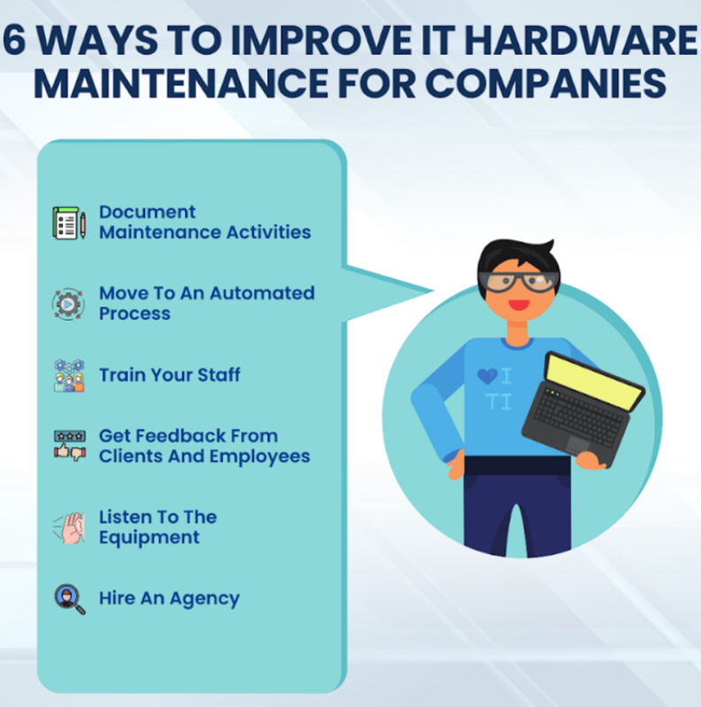 6 Ways To Improve IT Hardware Maintenance For Companies